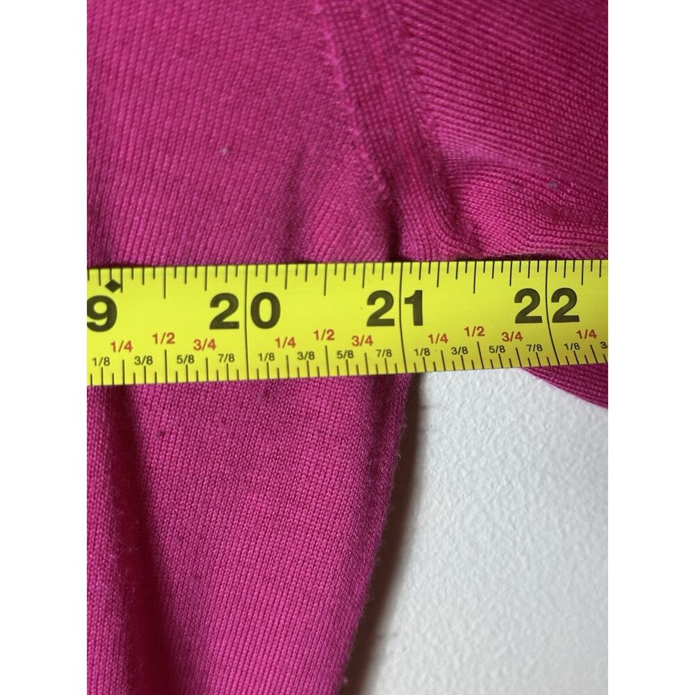 Versace Sweater Womens XXL 48 Fuchsia Pink Greca Logo 046D7422EB728 Luxury Italy - Picture 4 of 11